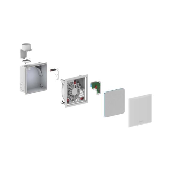 Limodor - velmi tichý ventilátor pod omítku